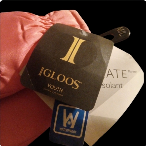 NWT Igloos II Pink waterproof gloves - Picture 3 of 6